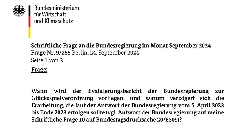 Glücksspiel Deutschland: Evaluierungsbericht in der Finalisierungsphase Glücksspiel Deutschland: Evaluierungsbericht in der Finalisierungsphase