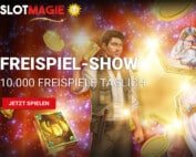 slotmagie freispiel show verlost jeden tag 10 000 freispiele