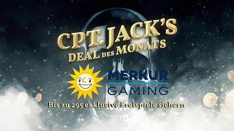 295 Merkur Freispiele im JackpotPiraten Casino im Januar 2025