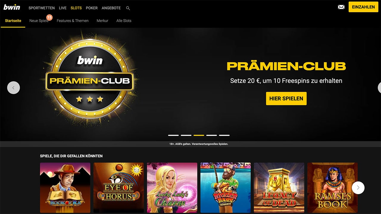 bwin Promotions öffnen