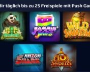 netbet verschenkt 25 freispiele mit push gaming