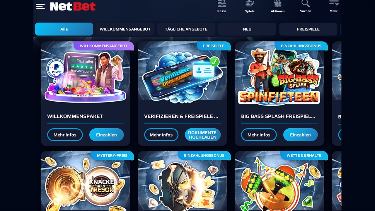 NetBet Big Bass Splash Freispiele