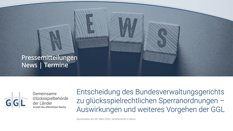 Glücksspielbehörde GGL: Bundesverwaltungsgericht befasst sich mit IP-Blocking Glücksspielbehörde GGL: Bundesverwaltungsgericht befasst sich mit IP-Blocking