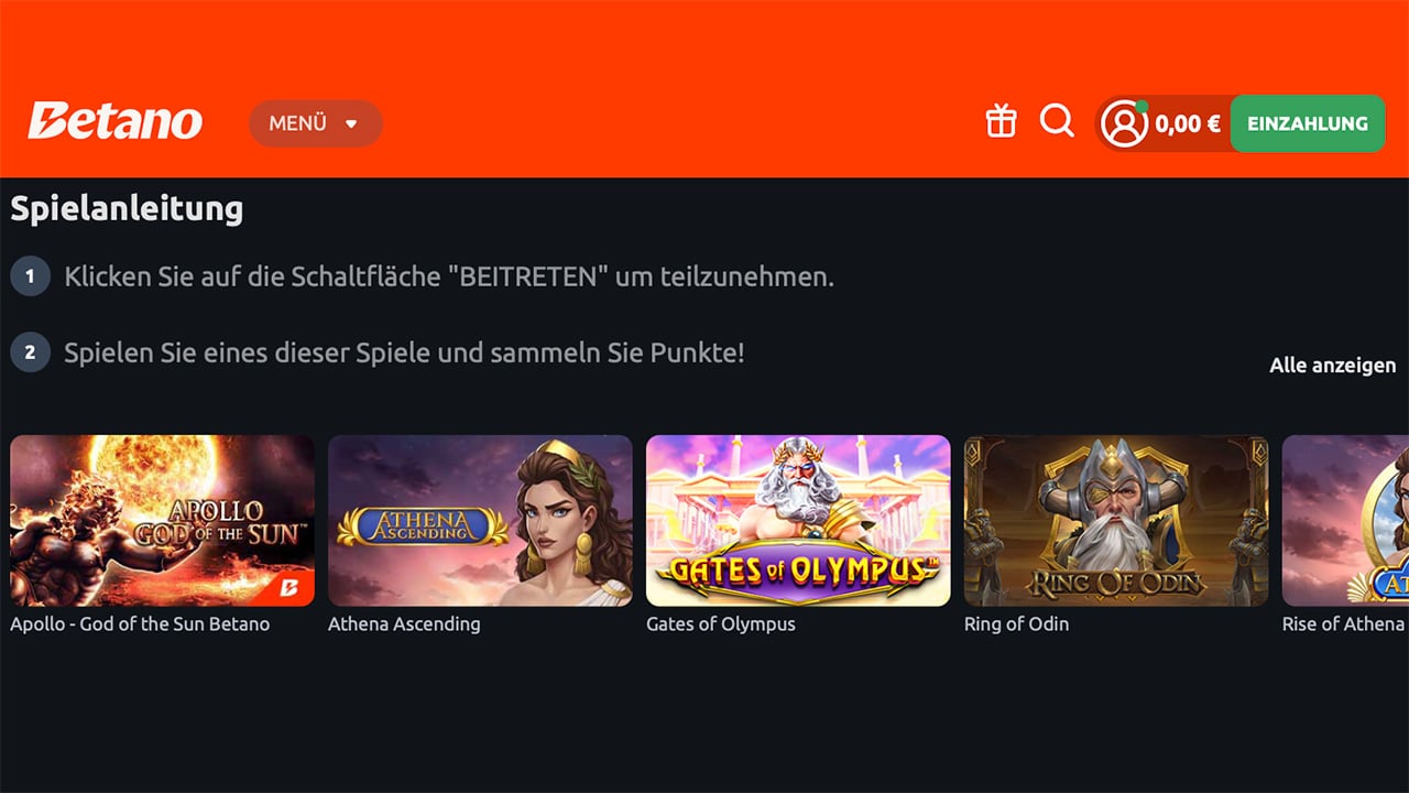 Betano Götter Turnier Betano Götter Turnier