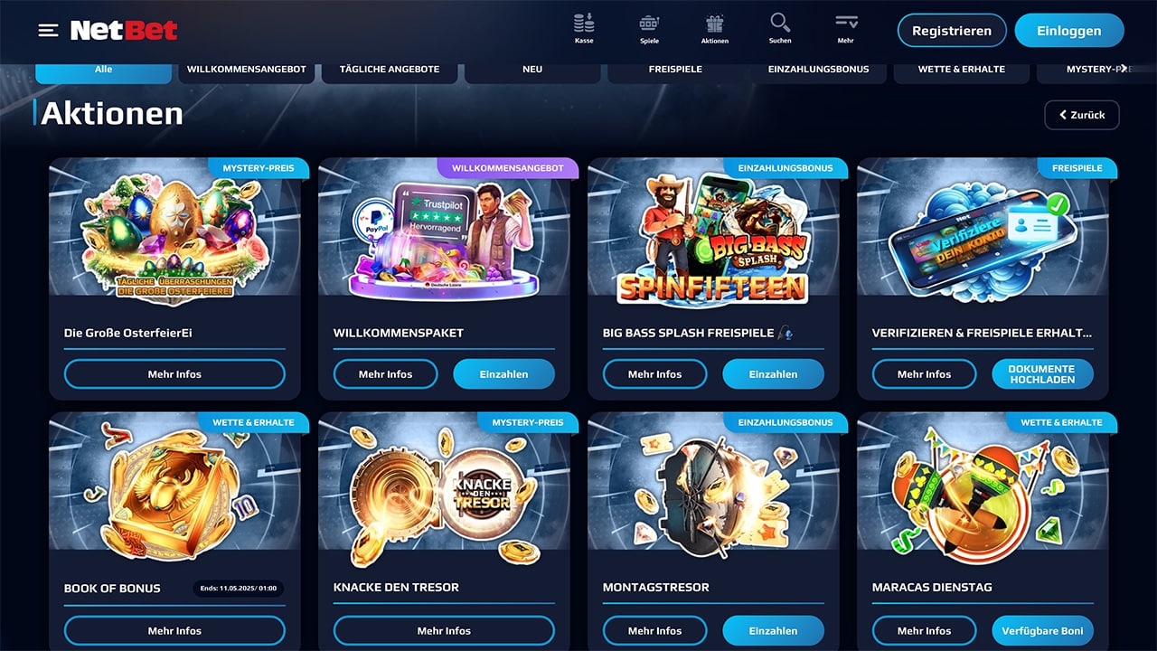 NetBet Ostern Casino Bonus