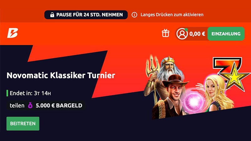 Novomatic Klassiker Slots-Turnier um 5000€ bei Betano Casino Novomatic Klassiker Slots-Turnier um 5000€ bei Betano Casino