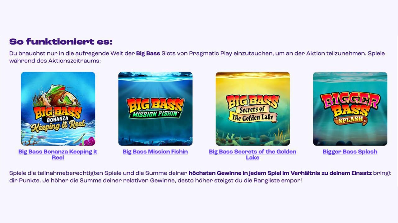Nur teilnahmeberechtigte Big Bass Slots spielen Nur teilnahmeberechtigte Big Bass Slots spielen