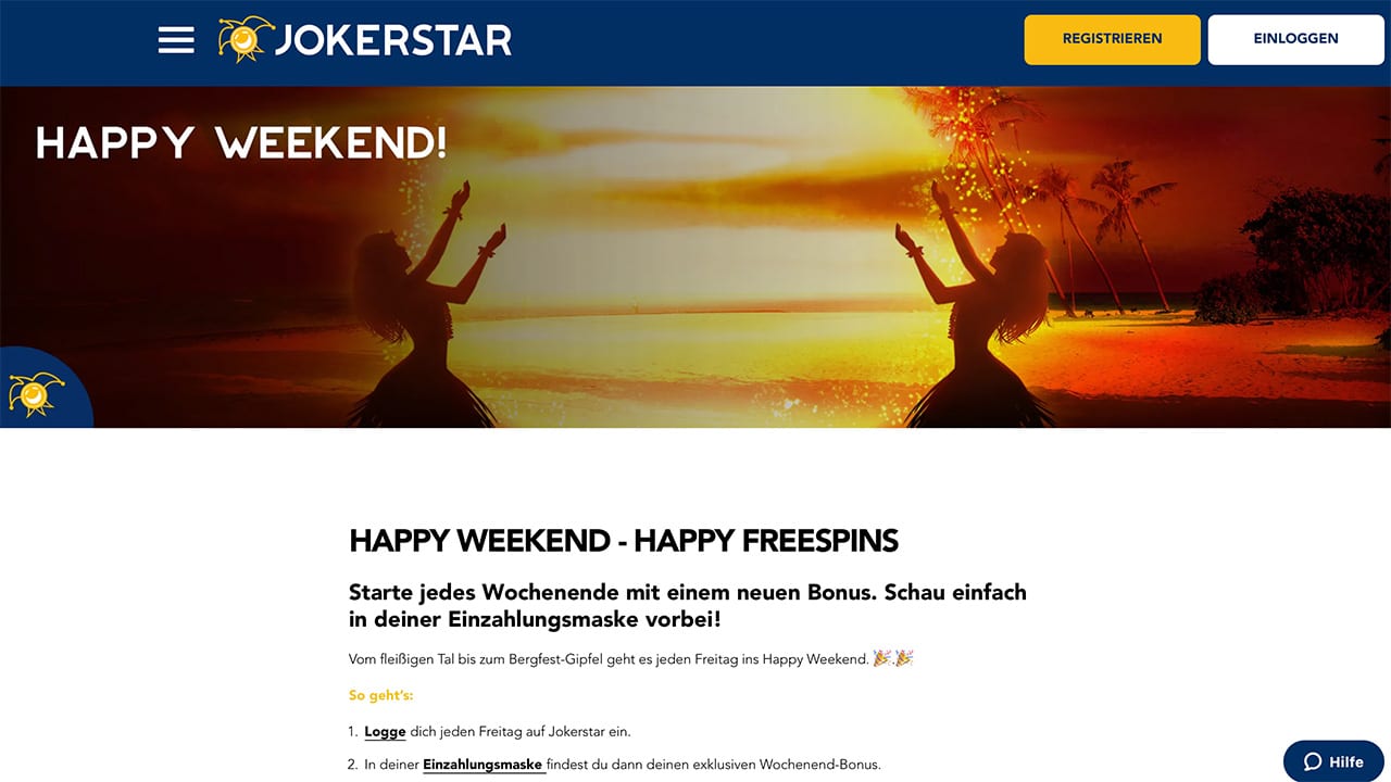 Jokerstar Freispiele Freitag Jokerstar Freispiele Freitag