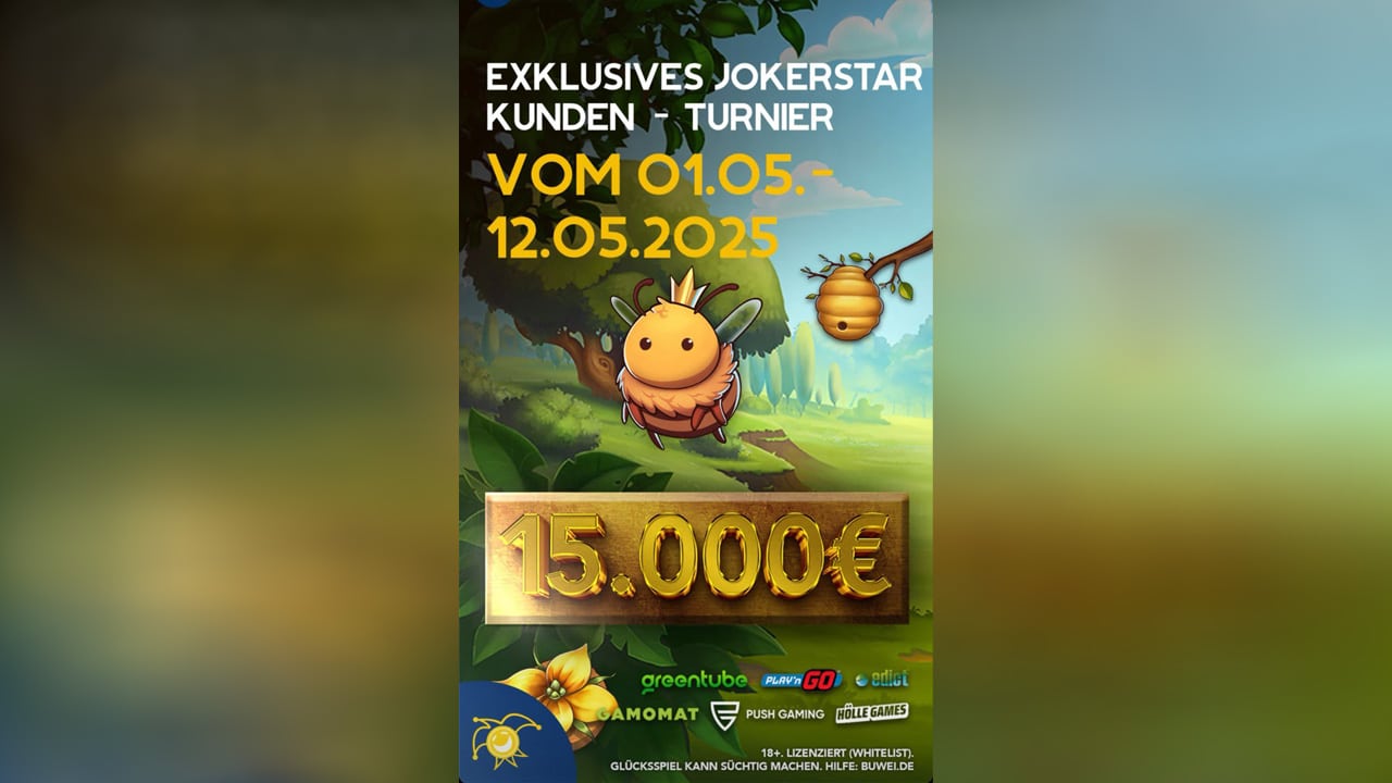 Jokerstar Online Slots Turnier Mai 2025 Jokerstar Online Slots Turnier Mai 2025
