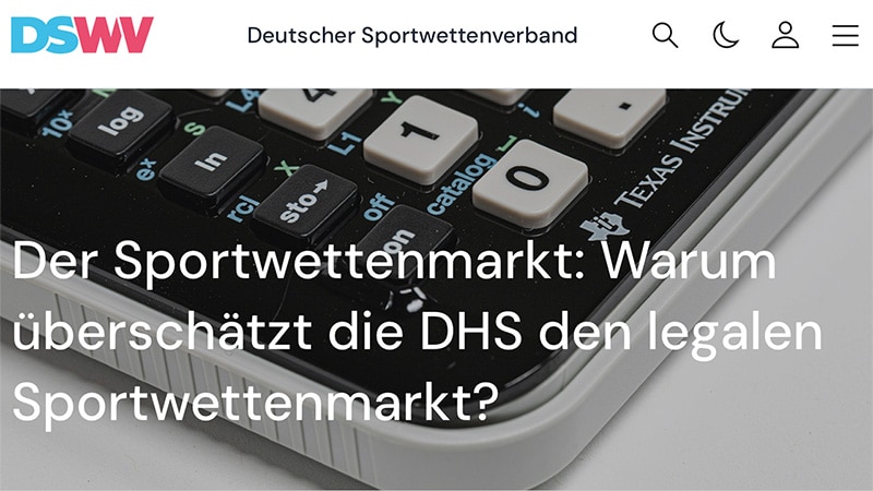 Kritik an Deutscher Hauptstelle für Suchtfragen: Sportwettmarkt falsch bewertet?