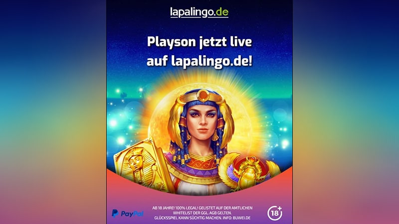 Lapalingo holt Playson Casino-Spiele an Bord! Lapalingo holt Playson Casino-Spiele an Bord!