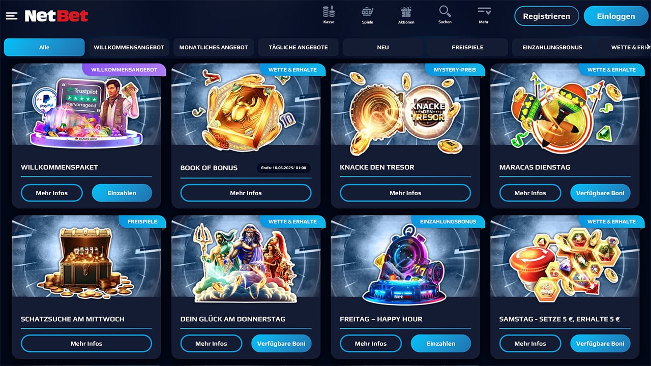NetBet Schatztruhe 30 Freispiele aktivieren NetBet Schatztruhe 30 Freispiele aktivieren