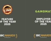 sbc awards europe 2025 gamomat mit flaming link hold'n'respin-feature nominiert