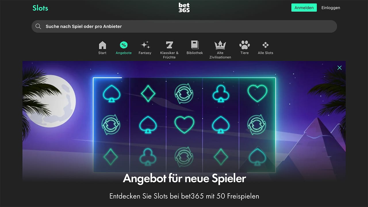 Bet365 Casino Registrierung