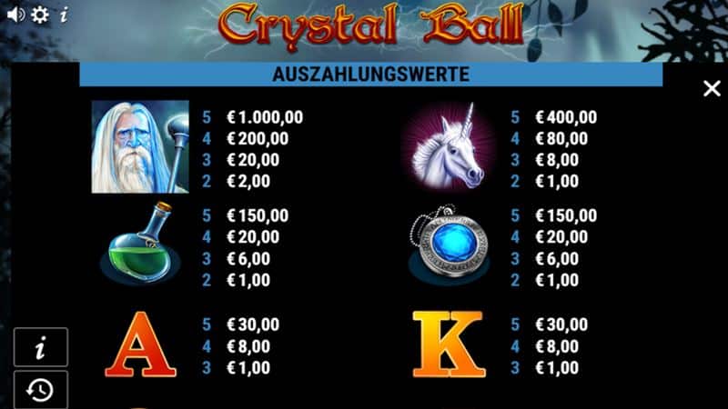 Crystal Ball Spielautomat 