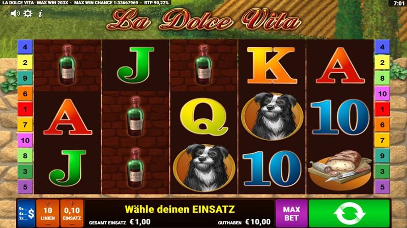 La Dolce Vita Walzen La Dolce Vita