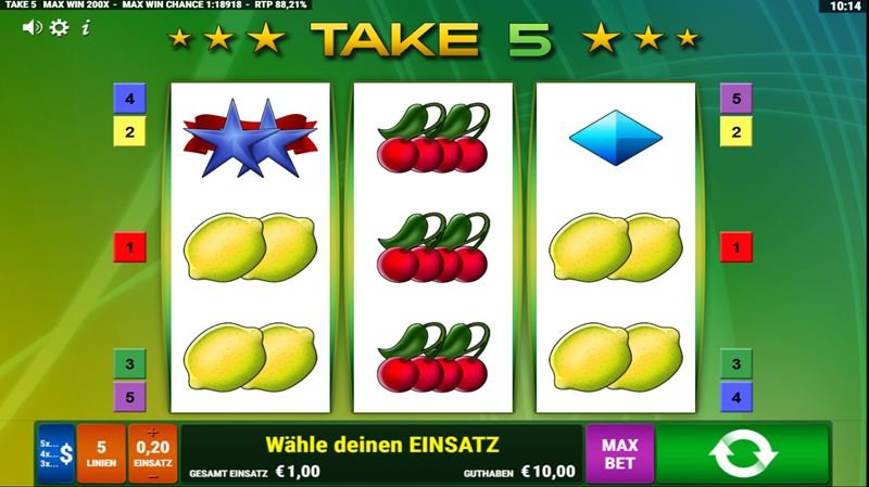 Take 5 Walzen Take 5