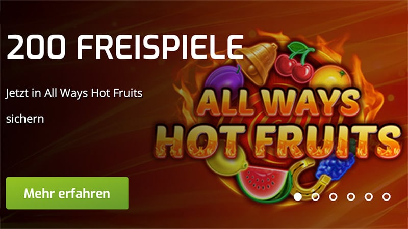 All Ways Hot Fruits Freispiele bei Lapalingo Casino