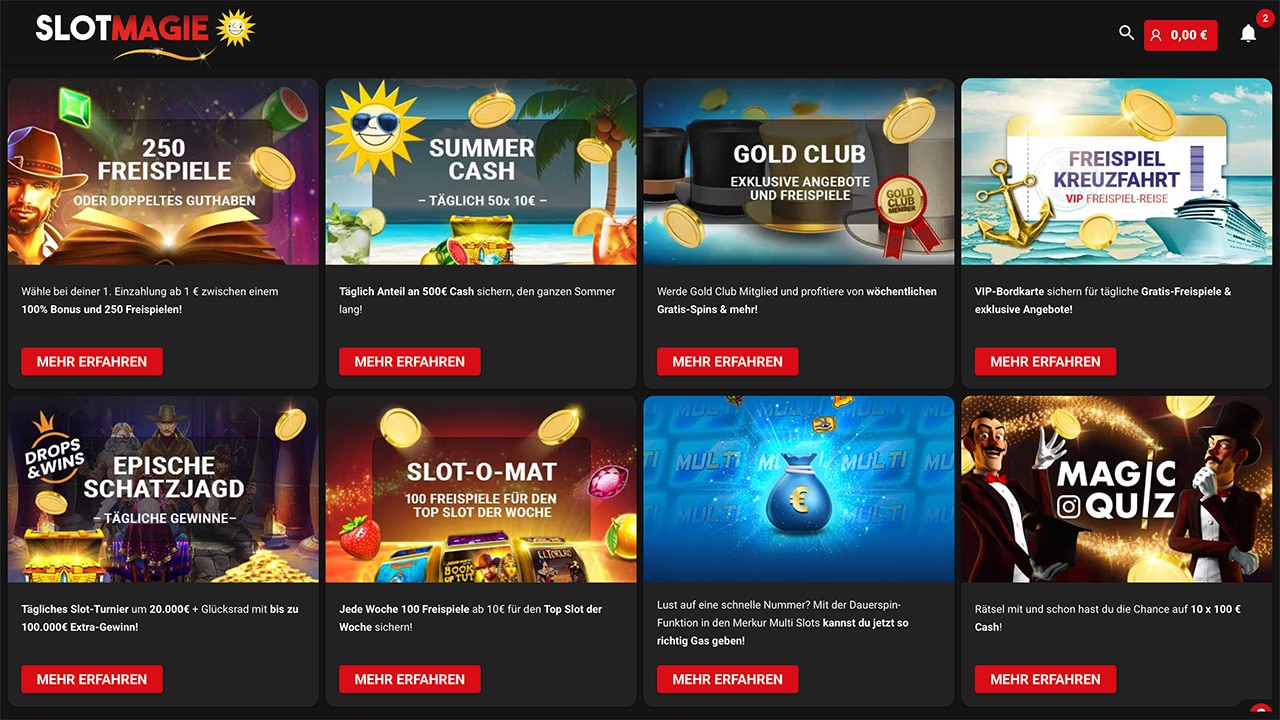SlotMagie Freispiel-Kreuzfahrt
