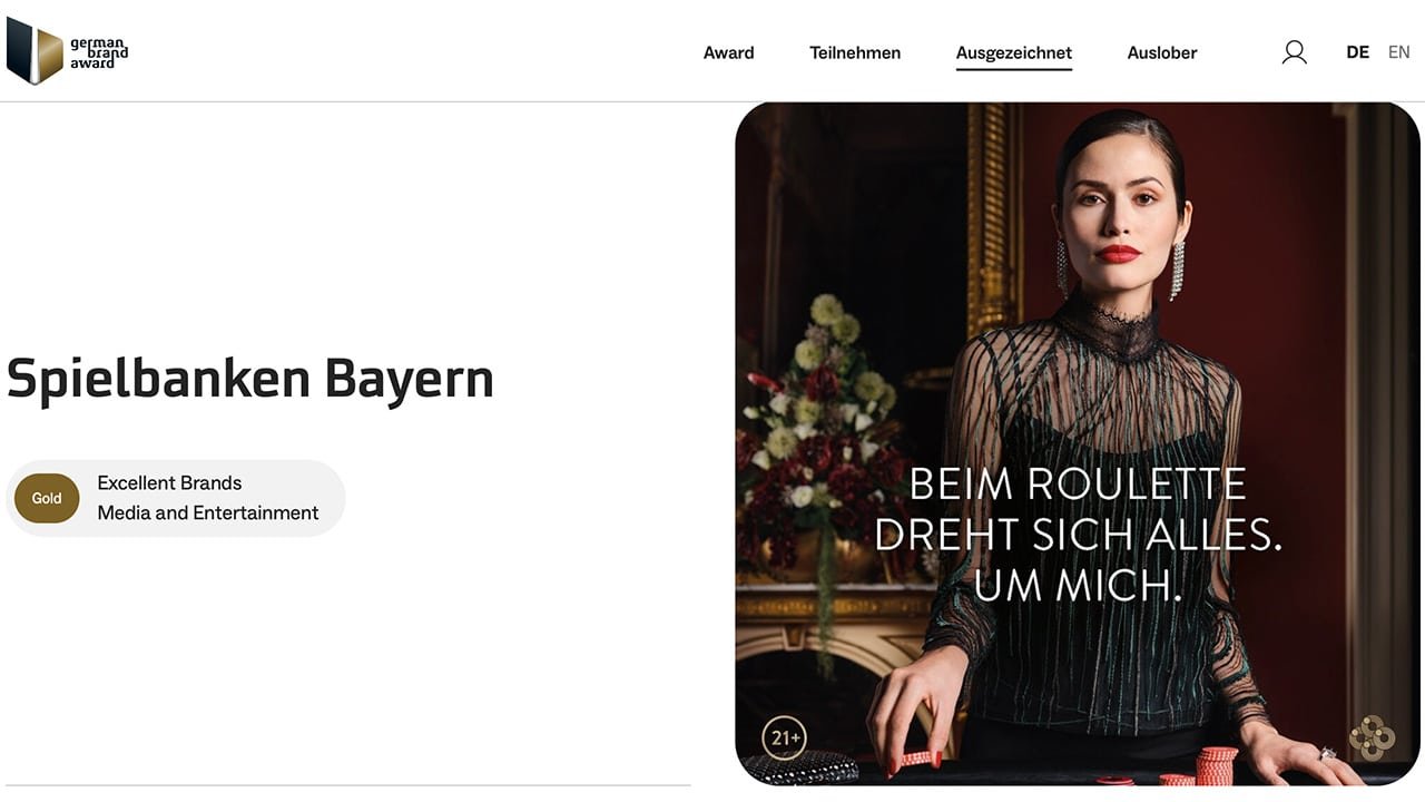 Spielbanken Bayern German Brand Award Spielbanken Bayern German Brand Award