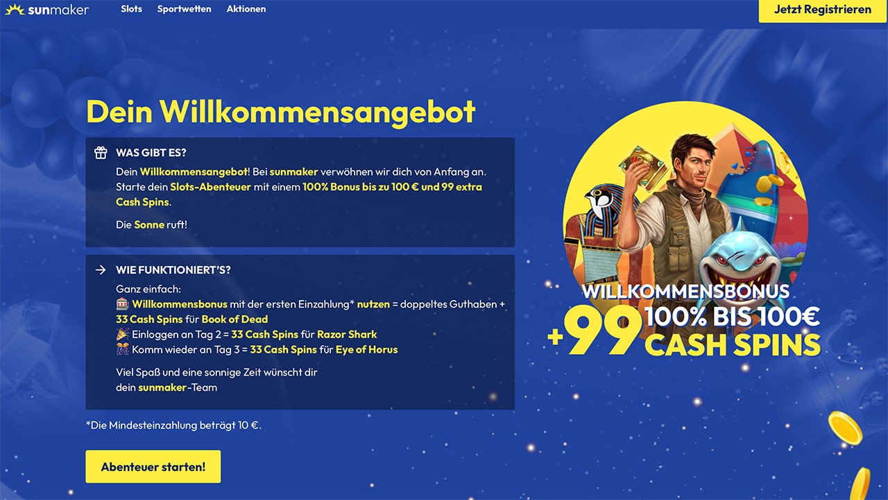 Sunmaker Casino Registrierung Sunmaker Casino Registrierung