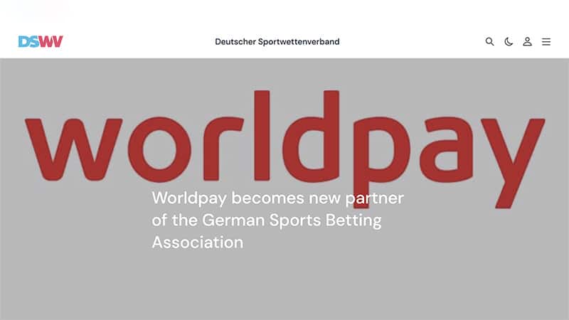Worldpay schließt Partnerschaft mit dem Deutschen Sportwettenverband Worldpay schließt Partnerschaft mit dem Deutschen Sportwettenverband