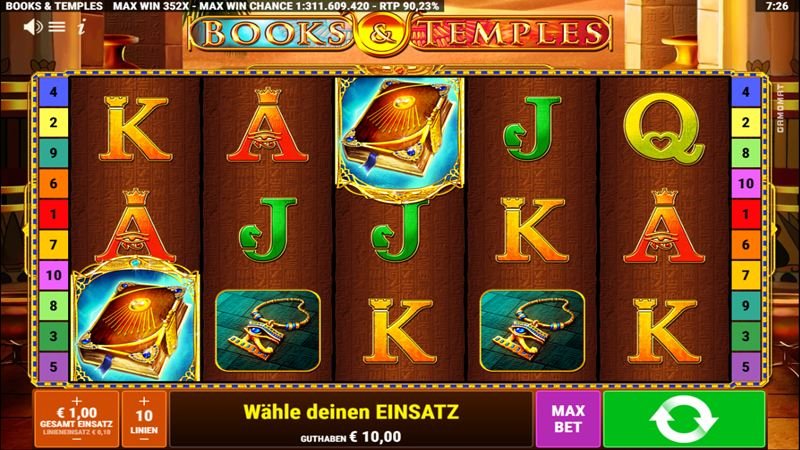 Books and Temples Slot Test Walzen Books and Temples Slot