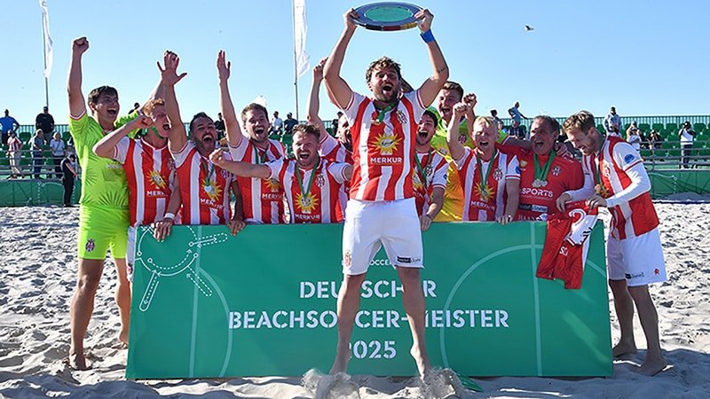 Beach Royals D&uuml;sseldorf: Partnerverein der Merkur Group ist deutscher Meister