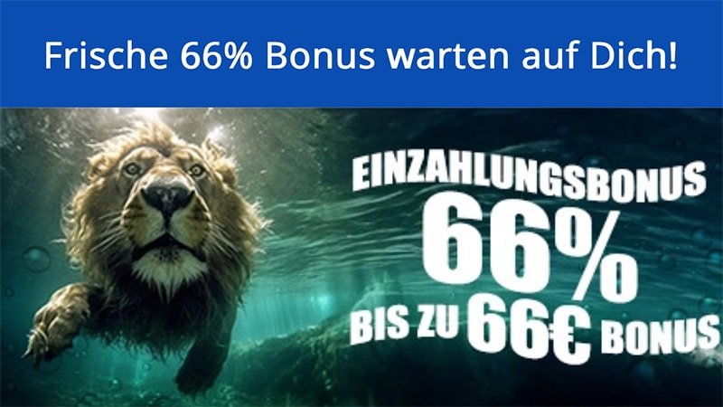 L&ouml;wen Play 66 &euro; Bonus Code