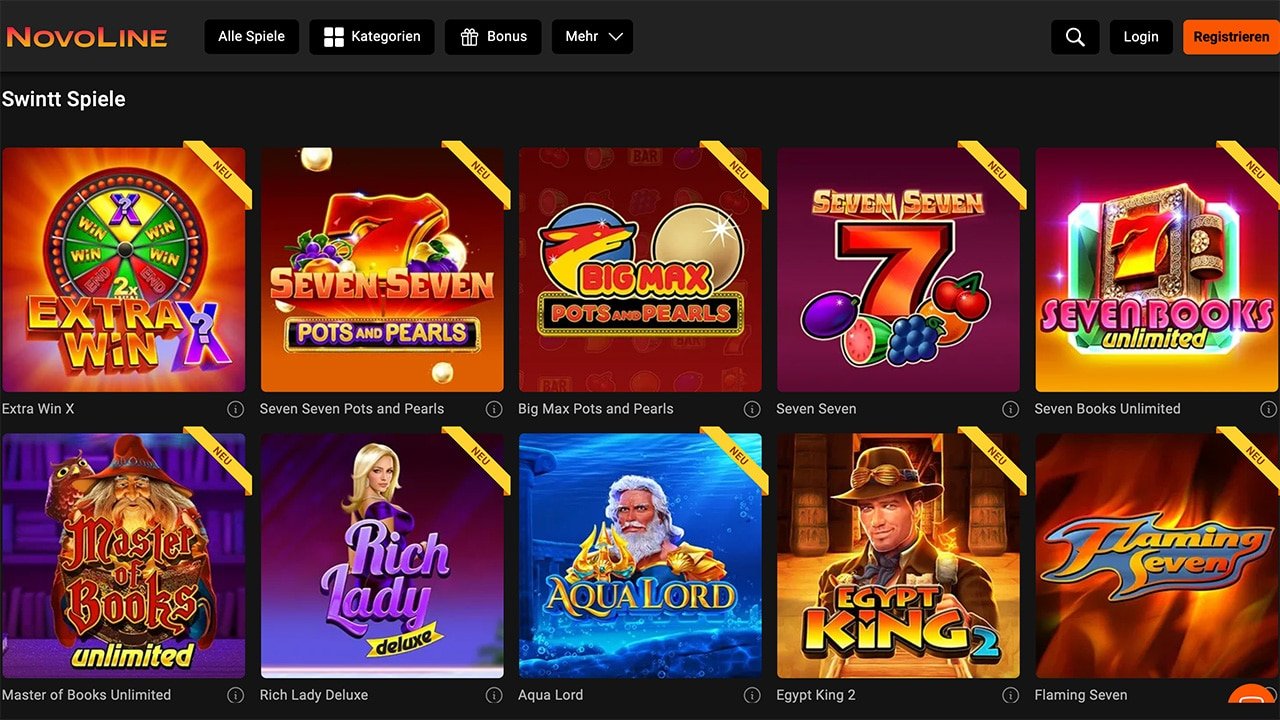 NOVOLINE.DE Swintt Spiele NOVOLINE.DE Swintt Spiele
