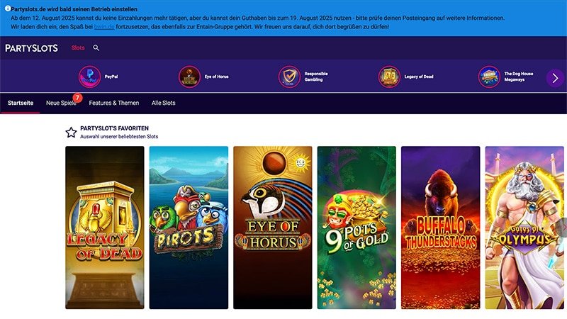 PartySlots Casino Deutschland stellt Betrieb ein – bwin übernimmt! PartySlots Casino Deutschland stellt Betrieb ein – bwin übernimmt!