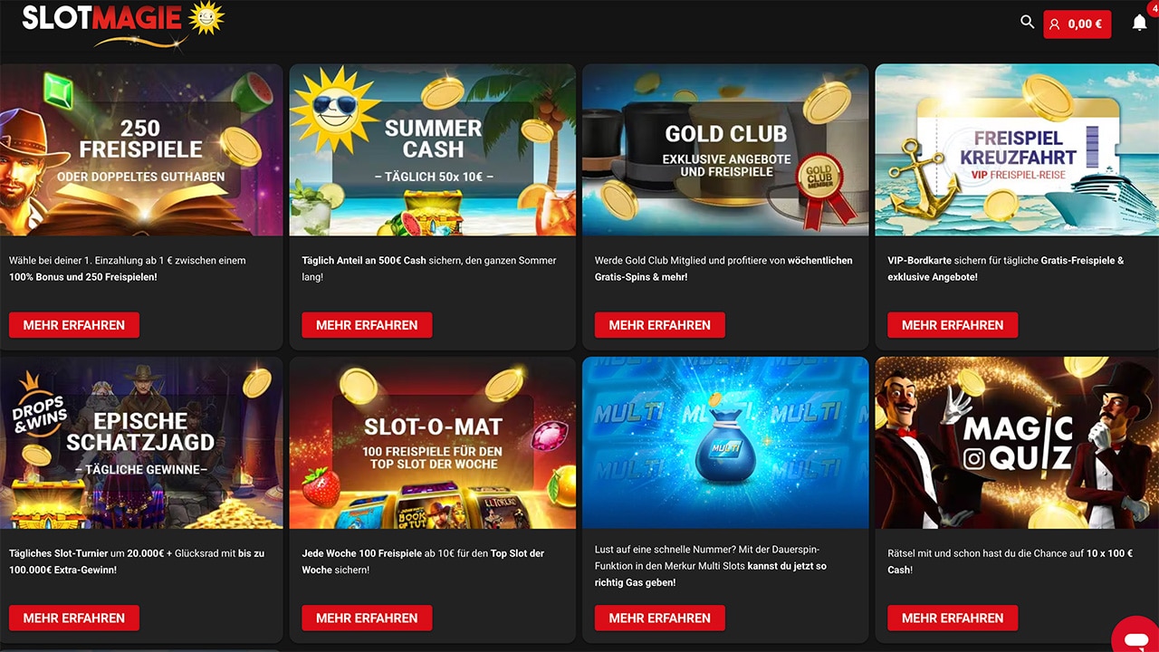 SlotMagie 500 Euro Cash-Turnier SlotMagie 500 Euro Cash-Turnier