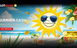 slotmagie summer cash taeglich 500 euro echtgeld preise