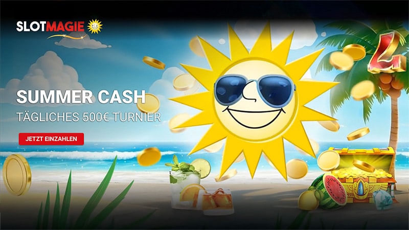 SlotMagie Summer Cash täglich 500€ Echtgeld-Preise! SlotMagie Summer Cash täglich 500€ Echtgeld-Preise!