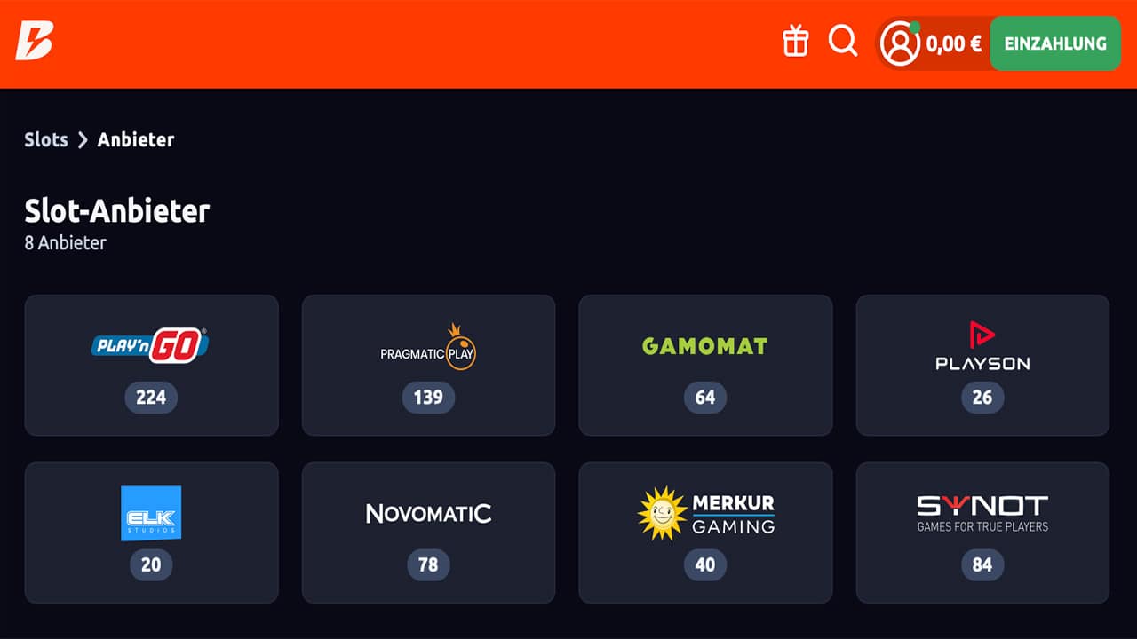 Betano Provider Auswahl Deutschland