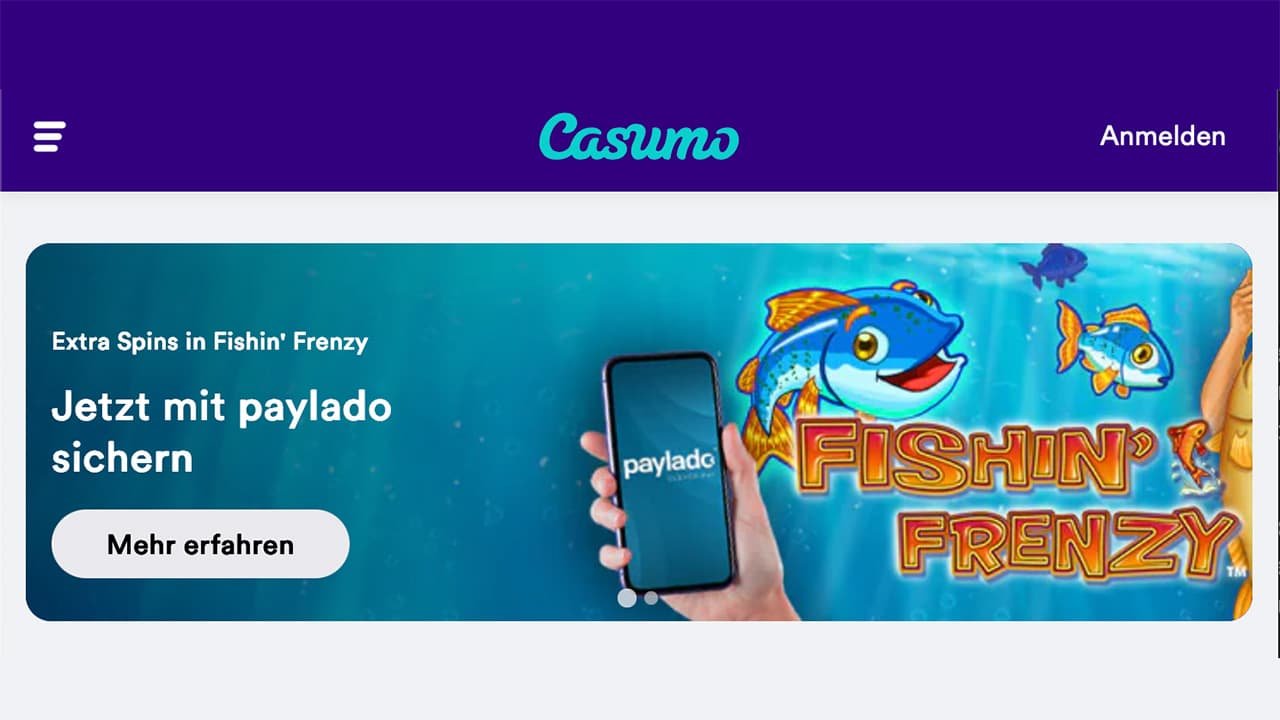 Casumo Fishin&rsquo; Frenzy Freispiele