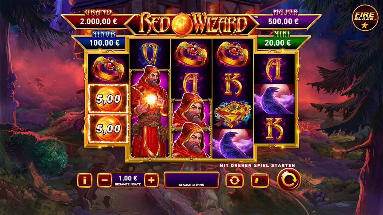 Fire Blaze Red Wizard Slot Fire Blaze Red Wizard Slot