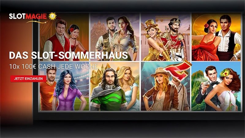 SlotMagie Sommerhaus jede Woche 1000 Euro und 10 000 Freispiele gewinnen!