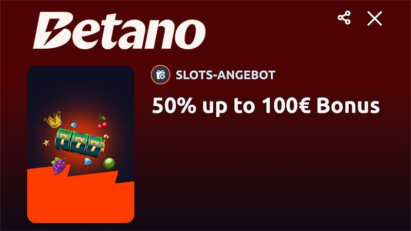 Betano 100€ Gutschein fürs Online Casino!