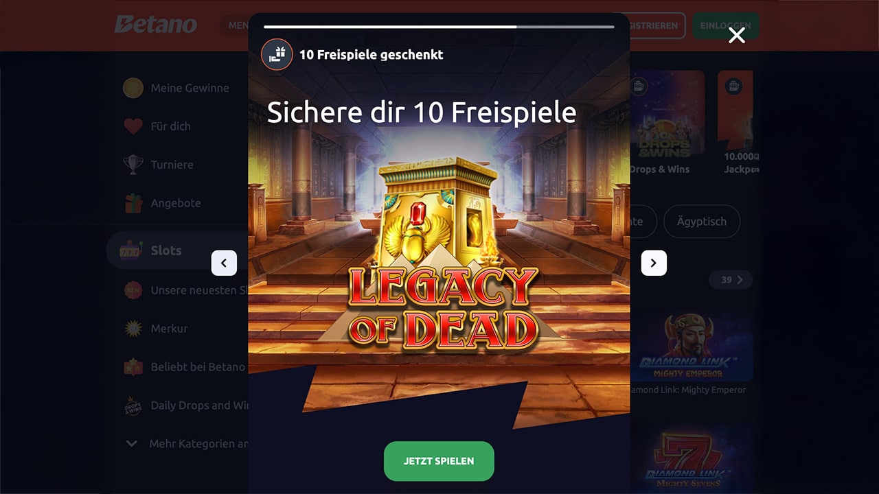 Betano Casino Freispiele Legacy of Dead Oktober 2025 Betano Casino Freispiele Legacy of Dead Oktober 2025
