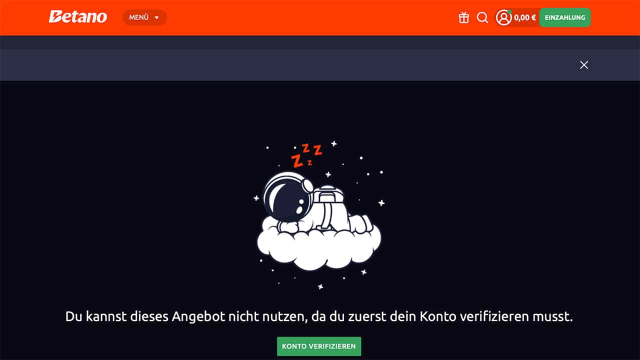 Betano Casino Prämie nur mit Verifizierung Betano Casino Prämie nur mit Verifizierung