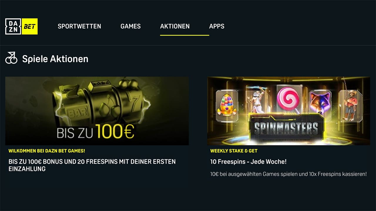 DAZN Bet Spinmasters