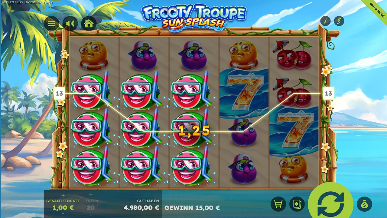 GAMOMAT Frooty Troupe Sun Splash Nuding Mystery Symbol GAMOMAT Frooty Troupe Sun Splash Nuding Mystery Symbol