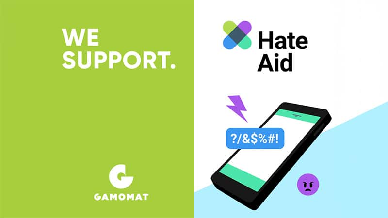 GAMOMAT gegen digitale Gewalt – Spende an HateaAid! GAMOMAT gegen digitale Gewalt – Spende an HateaAid!