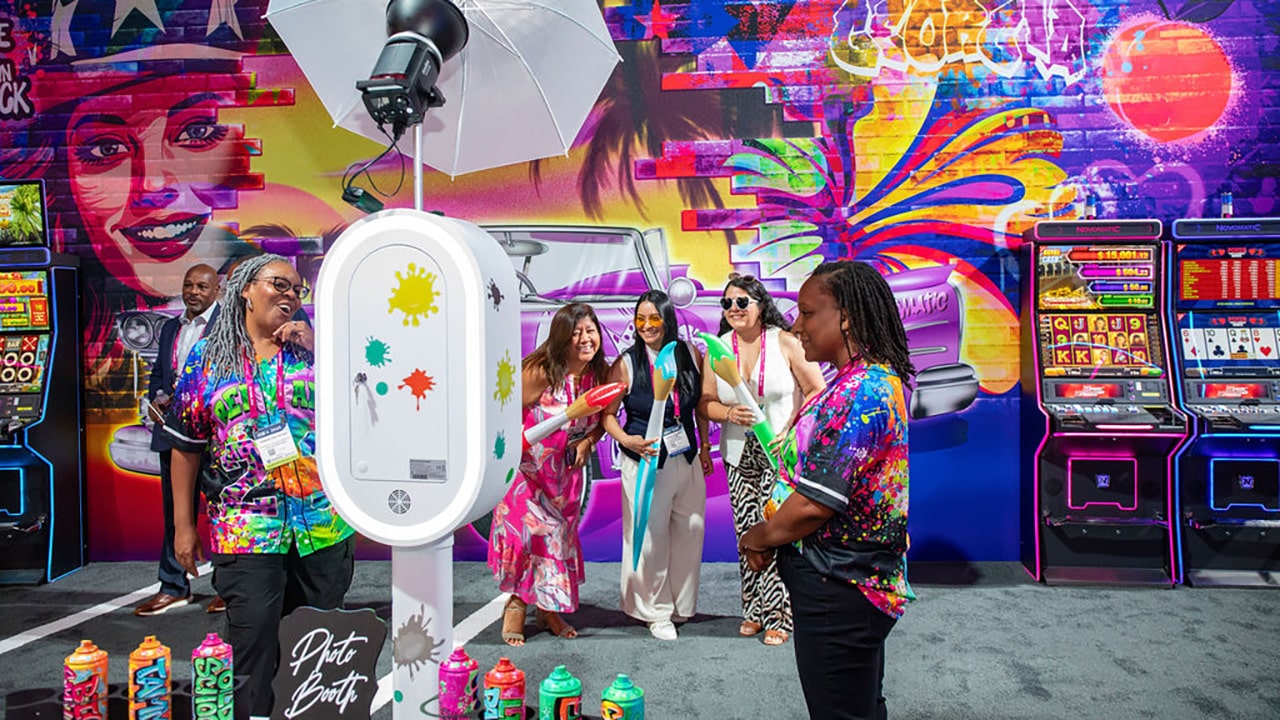 NOVOMATIC Street Art G2E 2025 Las Vegas