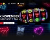 black november jeden tag 10 freispiele gratis bei slotmagie