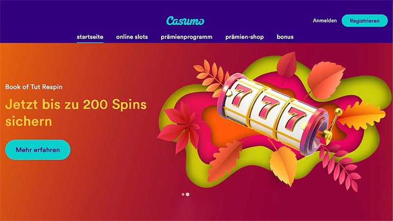 Casumo 200 Freispiele: Book of Tut Respin gratis spielen! Casumo 200 Freispiele: Book of Tut Respin gratis spielen!