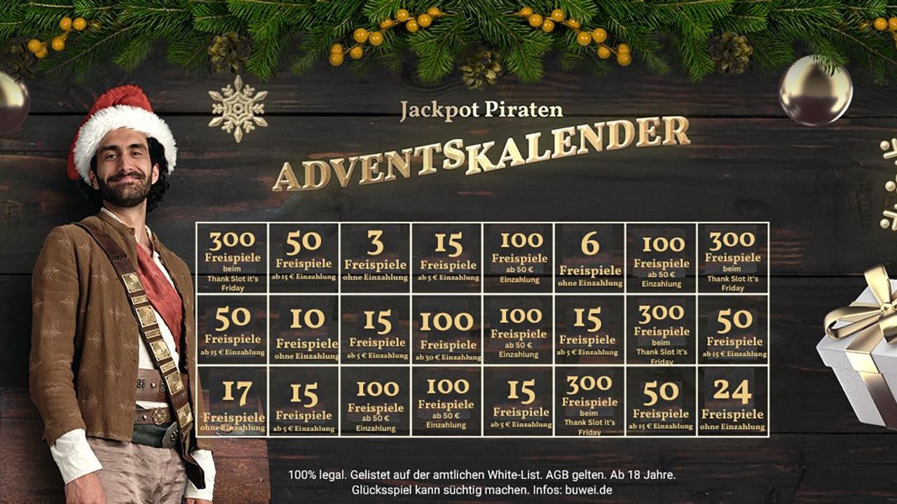 jackpotpiraten casino adventskalender