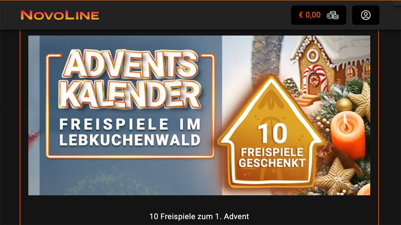 NOVOLINE.DE Lebkuchenwald Freispiele