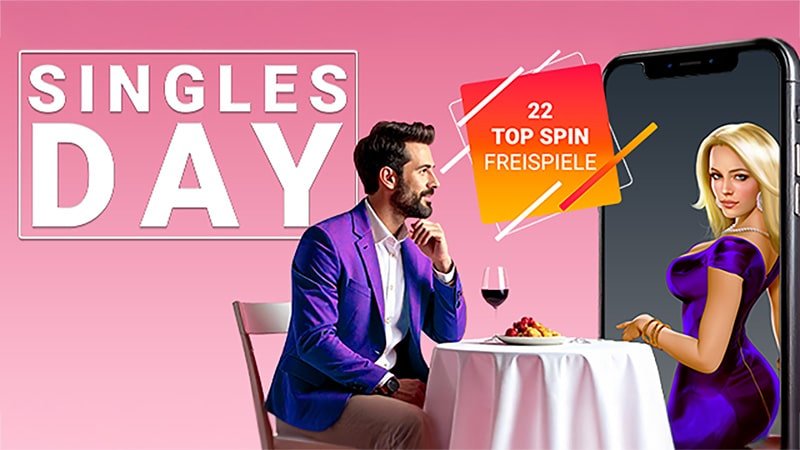NOVOLINE.DE Singles Day 22 Freispiele plus 100&euro; Bonus!